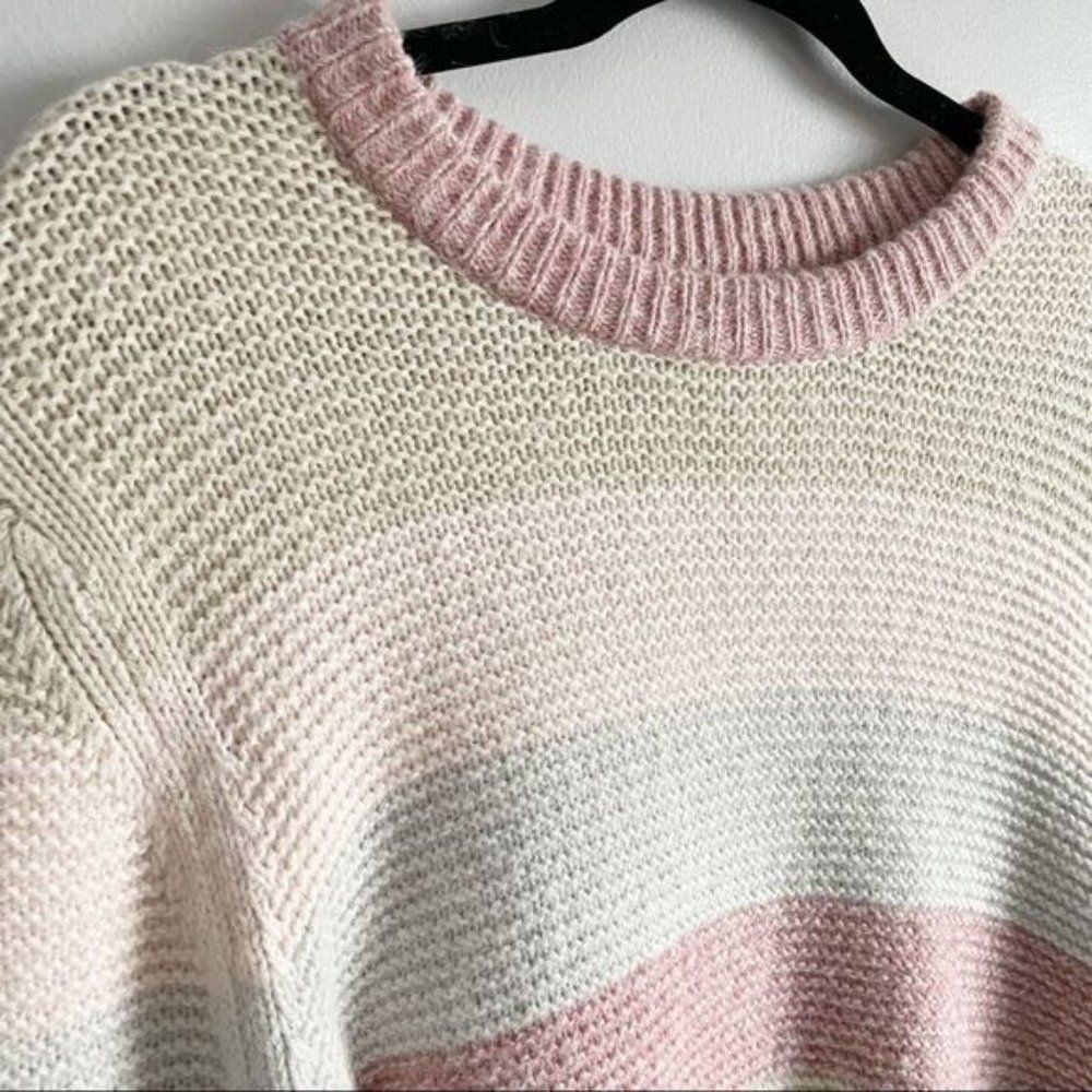 𝅺La Vie Rebecca Taylor Strip Merino Knit Sweater - Picture 4 of 10